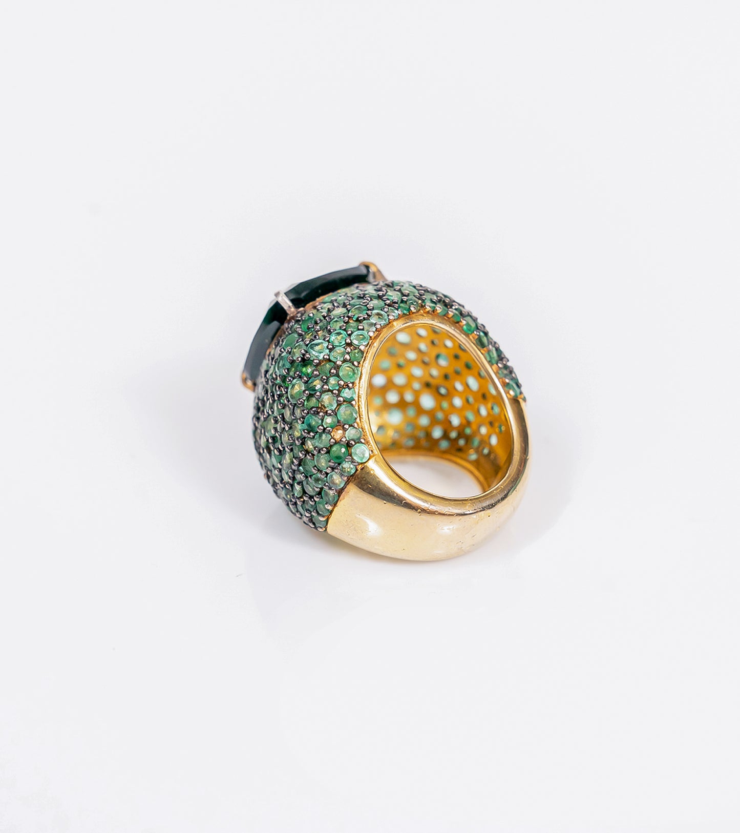Emerald Cocktail Ring | UBAA