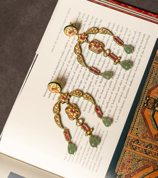 Mumtaz Earrings | UNCUT by Aditi Amin