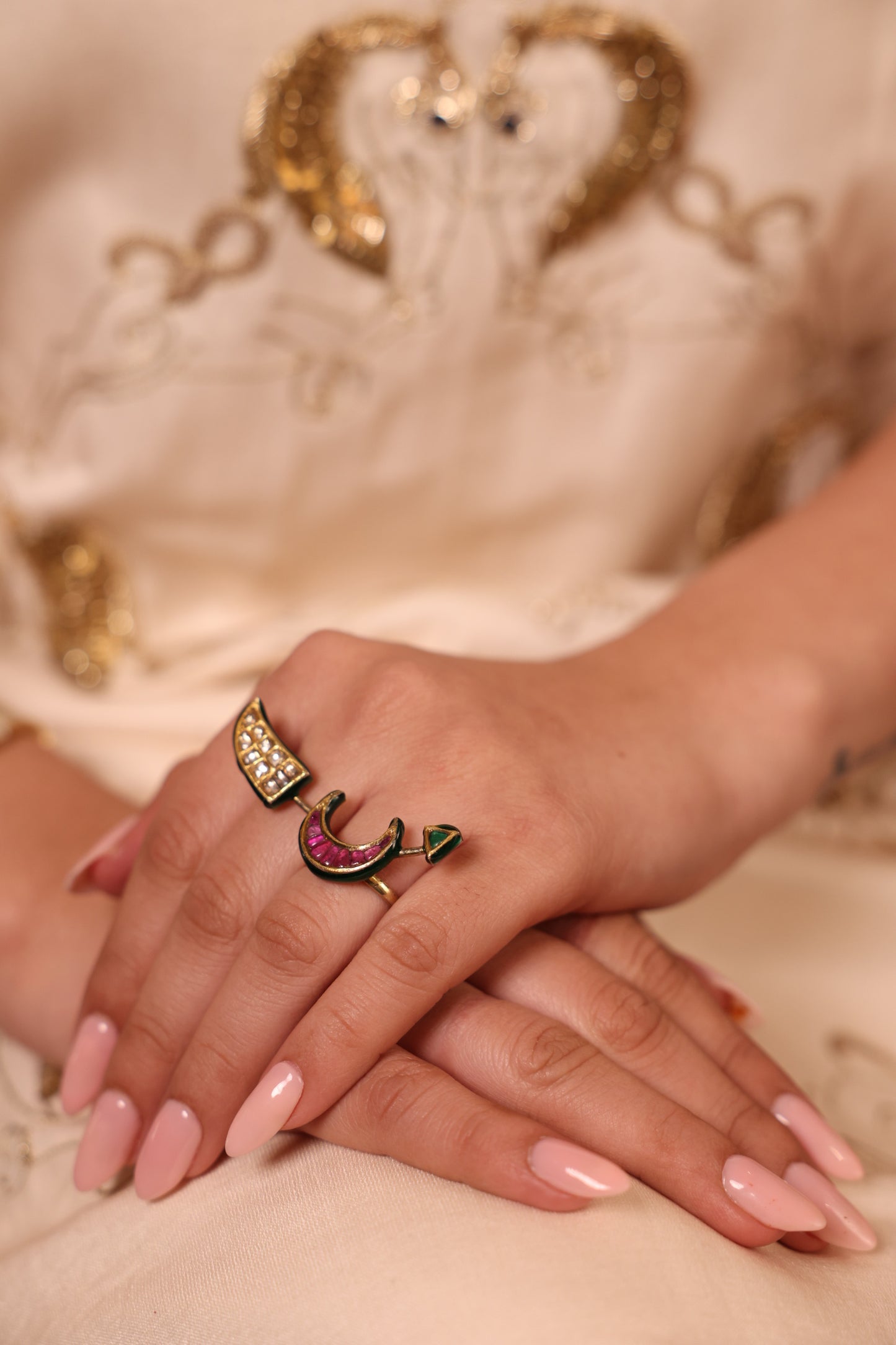 Raga Polki Ring | UNCUT Festive