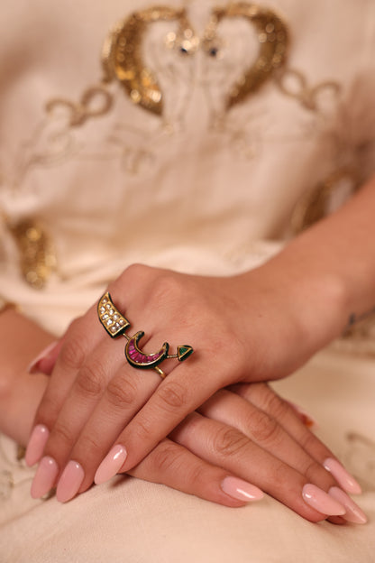 Raga Polki Ring | UNCUT Festive