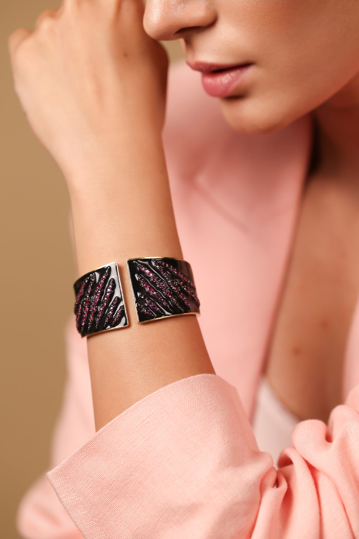 Ruby Stripe Cuff | UBAA