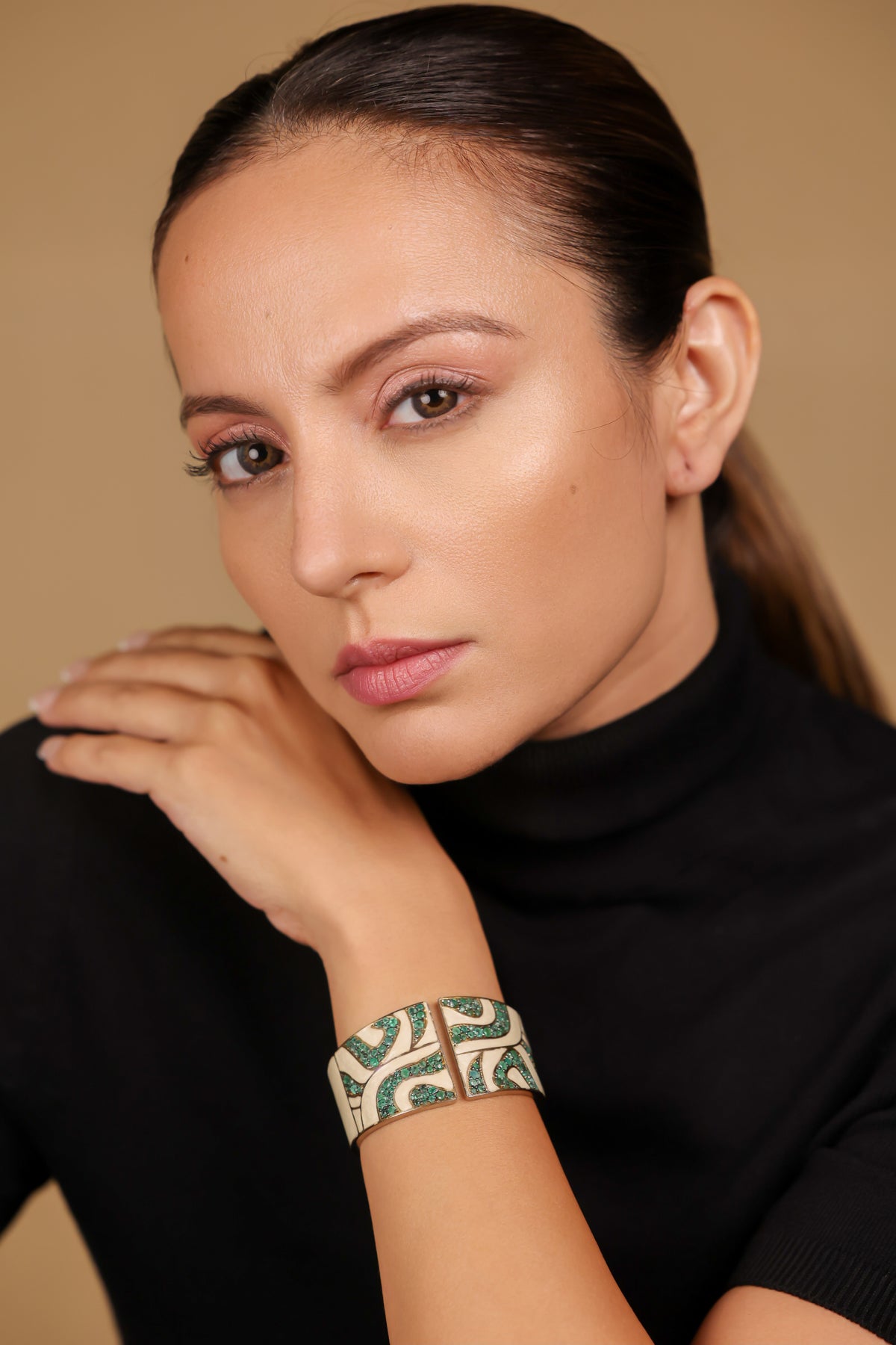 Emerald Wave Cuff | UBAA