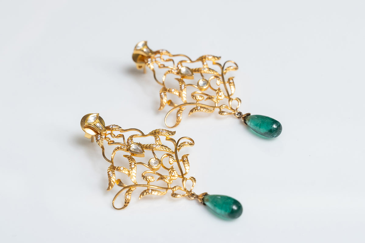 Bagh Earrings | UNCUT by Aditi Amin