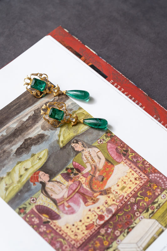 Mor Earrings | UNCUT by Aditi Amin