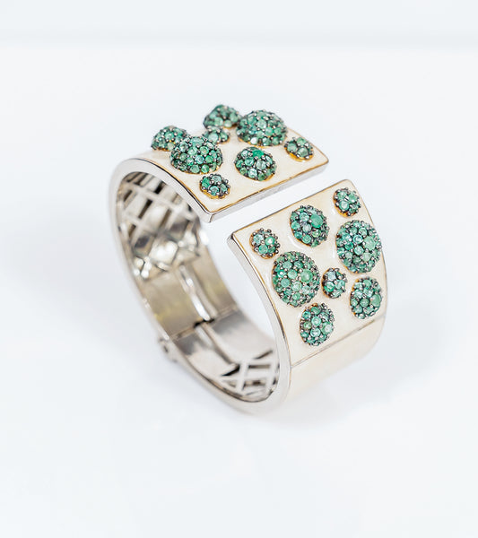 Emerald Bubble Cuff | UBAA