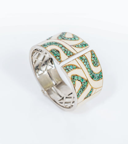 Emerald Wave Cuff | UBAA
