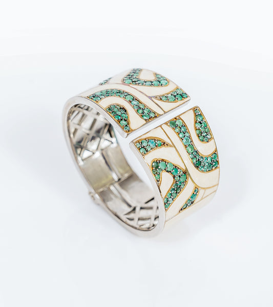 Emerald Wave Cuff | UBAA