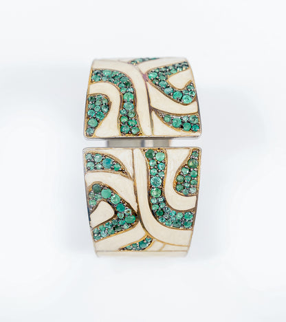 Emerald Wave Cuff | UBAA