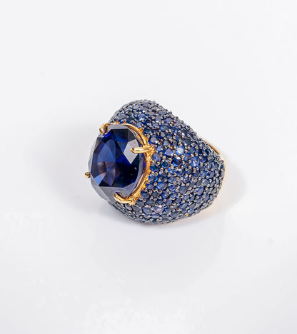 Sapphire Cocktail Ring | UBAA