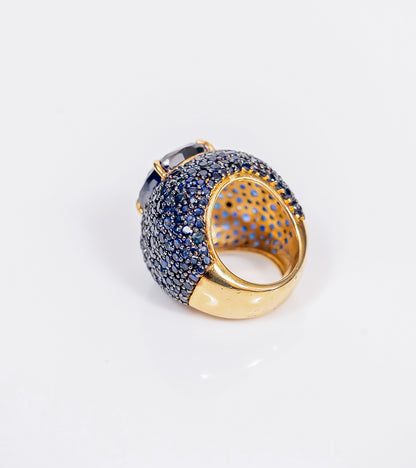 Sapphire Cocktail Ring | UBAA