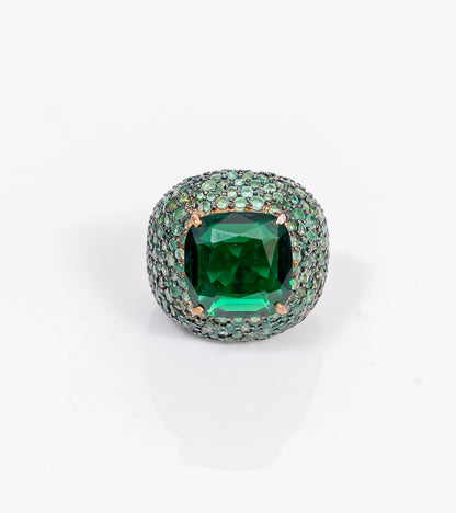 Emerald Cocktail Ring | UBAA