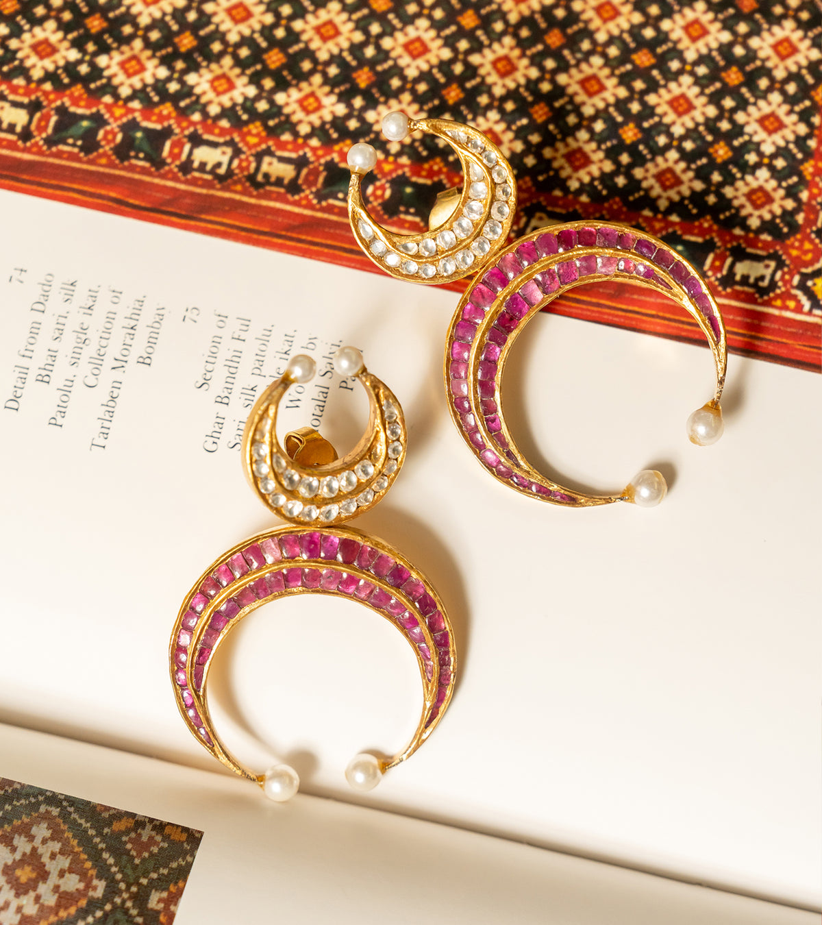 Nura Earrings | UNCUT by Aditi Amin