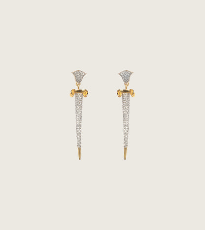 Diamond Dagger Earrings | UBAA