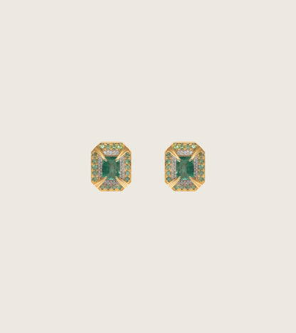 Eos Emerald Studs | UBAA