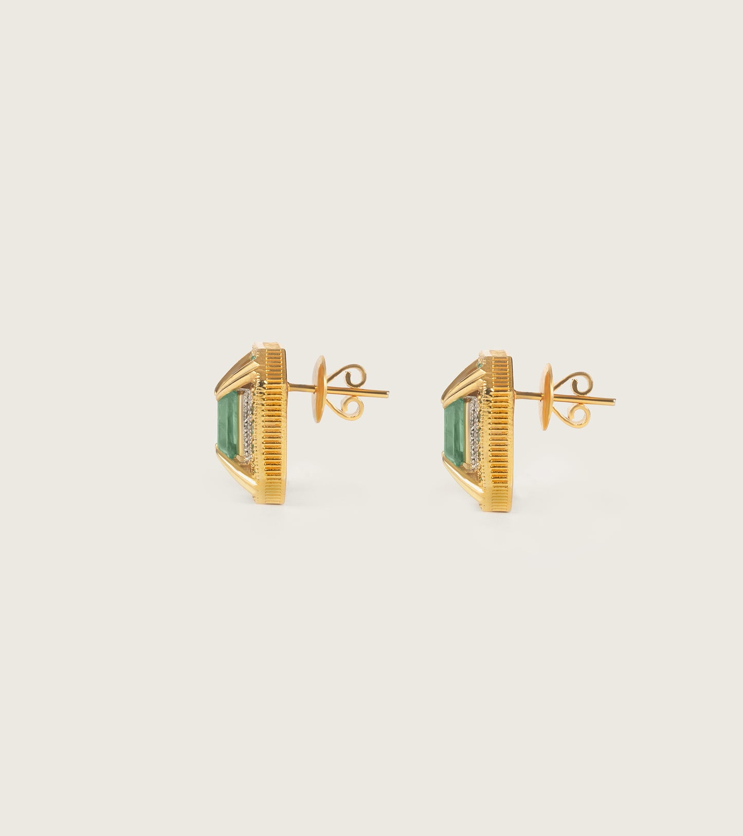 Eos Emerald Studs | UBAA